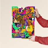 Raze – Valorant Boom Bot Graffiti Poster